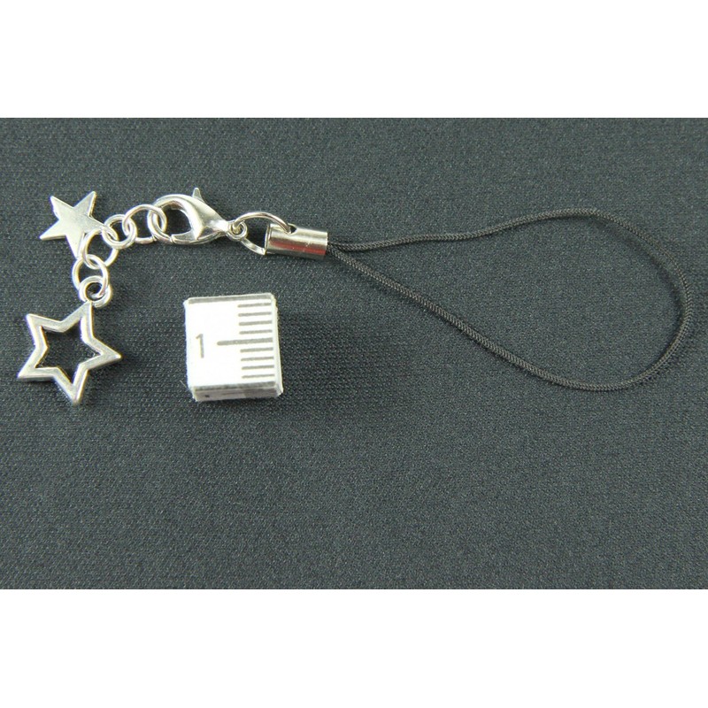 Miniblings Pendant Silver Christmas Star Asterisk Cell Phone Pendant