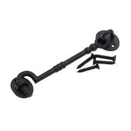 THDC Cast Iron Cabin Eye Hook, Latch For Gates, Latch For Doors, Privacy Hook, Wrought Iron Cabin Hook, Eye Latch Lock (7" (Large))