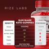 (2 Pack) Slim Blaze Keto Gummies ACV Apple Cider Vinegar