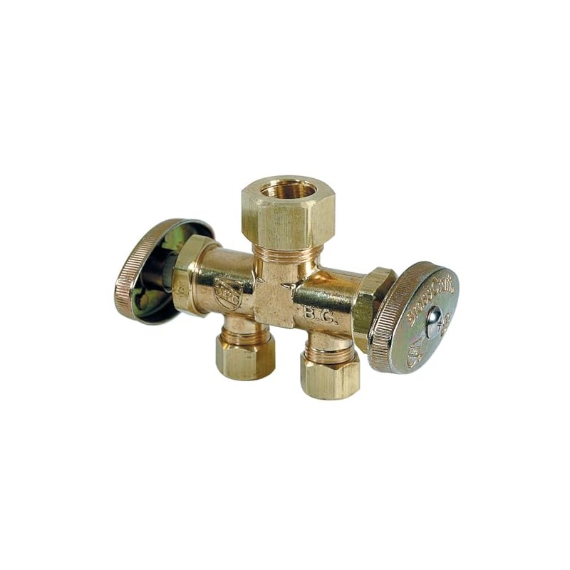 BrassCraft CR1901DVSX R 1/2" Nom Comp x 3/8" O.D. Comp