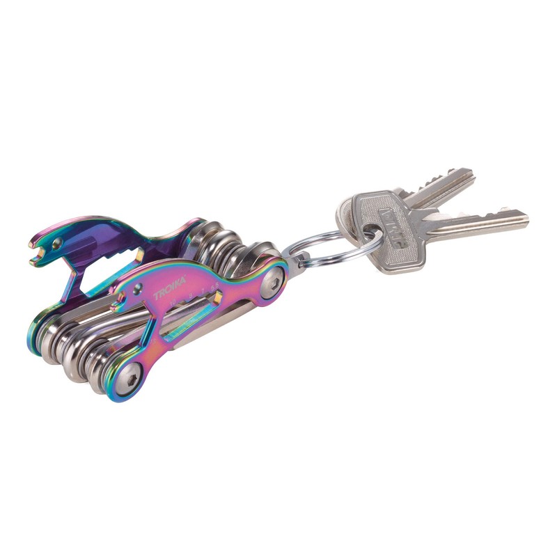 Troika Unisex - Adult Multifunctional Tool Iridescent Silver Handy
