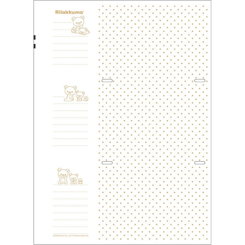 ナカバヤシ ポケットアルバム L判 3段 180枚収納 リラックマ 1PL-1505-1