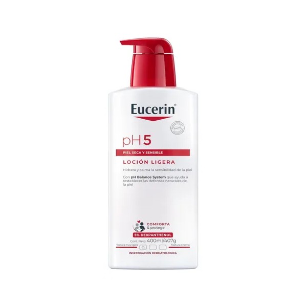 Loción Ligera Eucerin Ph5 Piel Seca Y Sensible 400ml