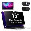 Peslv Privacy Screen Compatible With Air 15 Inch (2023-2024, M2,