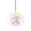 Up and Away Unicorn Star Balloons Fan/Light Pull