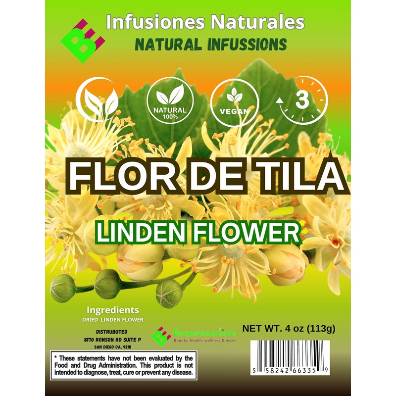 Tila Seca Té (Hanan Linden Loose Herb Tea) 4oz (113g)