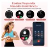 Anfei 1.28 Ft Pantalla HD Táctil Smart Watch mujer, Reloj