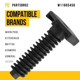 PartsBroz W11665456 Leveling Leg - Compatible With Whirlpool Maytag Magic Chef Jenn-Air Range Wall Oven - Replaces AP7212555 WP74002557 74002557 7101P507-60 7101P508-60 74002373