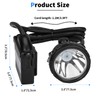 Yongkist Mining Light Rechargeable 1+2 LED Miners Headlamp Waterproof Cap