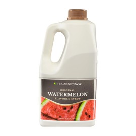 Tea Zone J1091 64 fl. oz Watermelon Syrup for Tea, Sweets, Beverages, Cocktails Blending