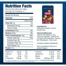 Barilla Limited Edition Barilla Heart Shaped Pasta Valentine's Day 12 oz Box New