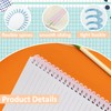 ElevateTech 10pcs Binding Combs Spiral Binding Coils Plastic Journal Spiral