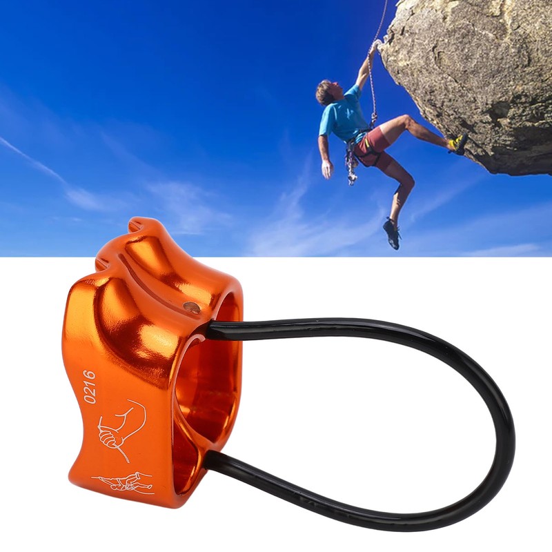 Rappel Device Aluminum Magnesium Alloy ATC Rappelling Descender for Outdoor