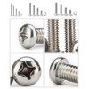 Elantek 480Pcs #2-56#4-40#6-32 UNC Stainless Steel Phillips Pan Head Machine