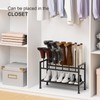 DIMJ Free Standing Shoe Racks - 3-Tier Boot Rack, Black