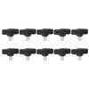 HARFINGTON 10pcs Tee Wing Knobs Thumb Screws M6 x 10mm