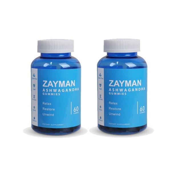 As Show ZAYMAN Nutrition Ashwagandha Gummies Mixed Berry 60 gummy
