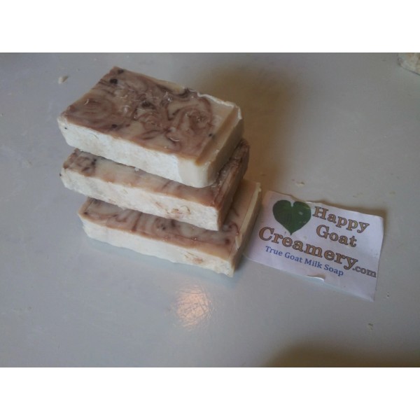 Happy Goat Creamery 3 BARS CHOCOLATE SWIRL COCOA BUTTER GOAT