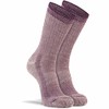 Fox River Womens Trailmaster Crew Socks, Plum, Large