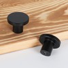 goldenwarm 4Pack Kitchen Cabinet Knobs Black Kitchen Door Knobs Black