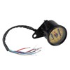 60mm Motorcycle Odometer Speedometer Gauge with Indicator Black