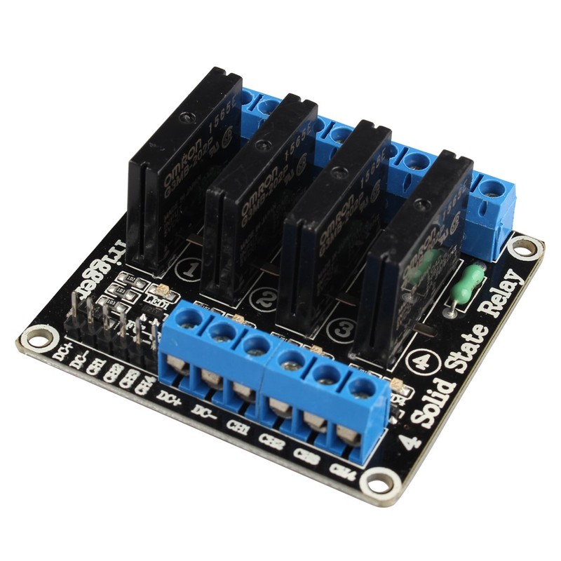HALJIA 4 Channel 5V Solid State Relay Module With Resistive