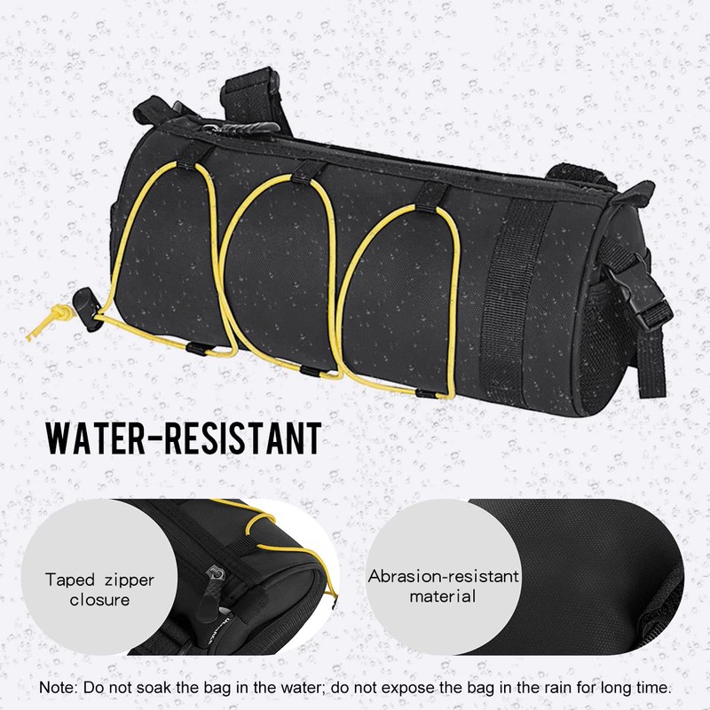Karlak Bike Front Bag, Bicycle Handlebar Bag Multifunctional Mountain Bike