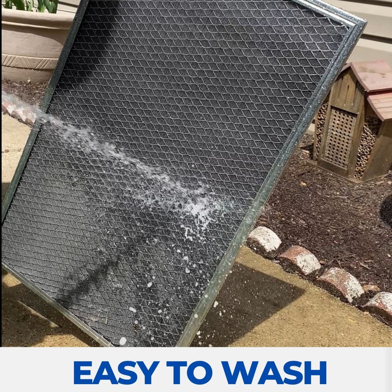 Venti Tech 20x25x1 Washable Electrostatic Air Filter. Reusable HVAC &