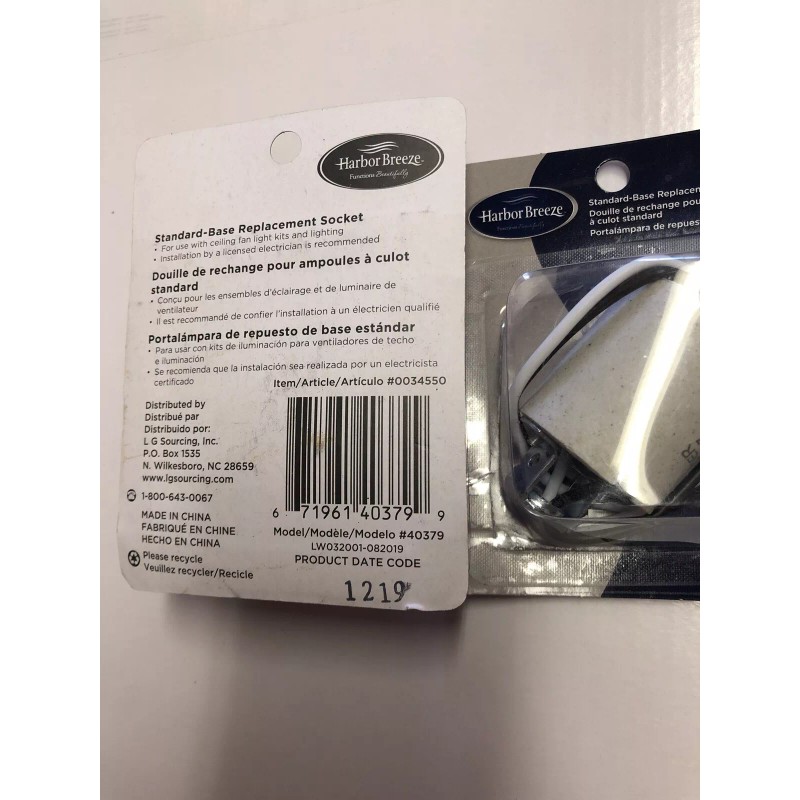 Harbor Breeze Lot Of 2 Harbor Breeze Standard White Ceiling