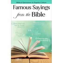 Famous Sayings from the Bible