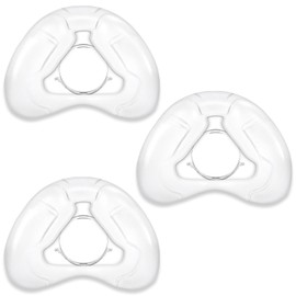 3PCS Replacement Nasal Cushion for ResMed AirFit N20 Mask, Compatiable with Orignal Airfit N20 Frame,Ultra-Soft Silicone, Gentle Fit,Comfortable Seal, Replacement CPAP Supplie, Large