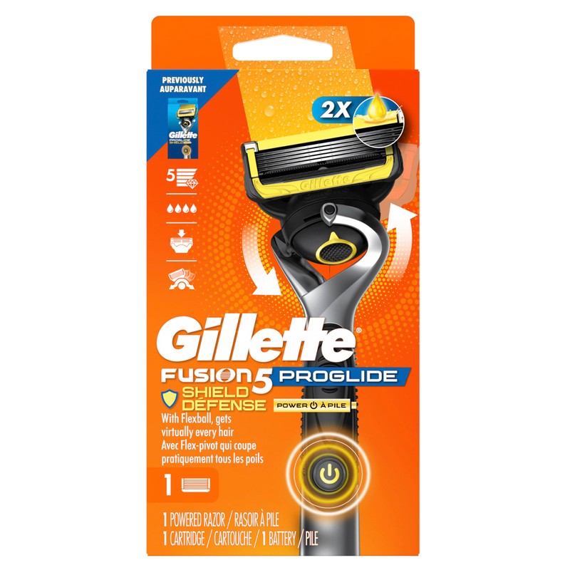 Gillette Fusion5 ProGlide Shield Shaving Razor for Men, 1 Power