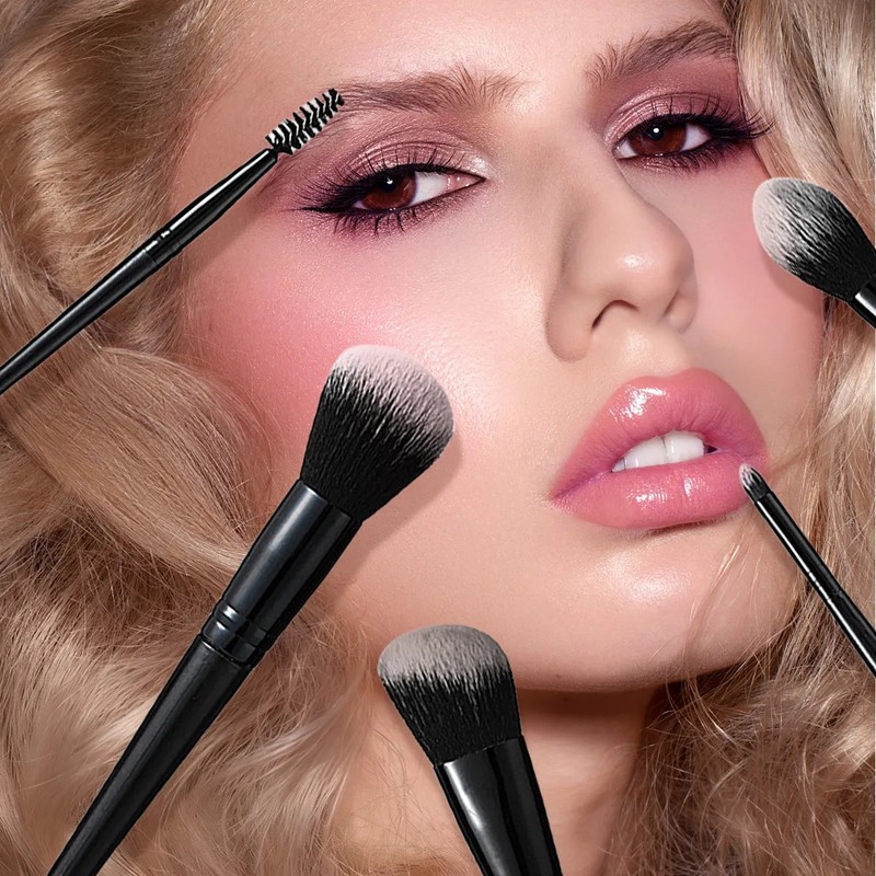 Brochas De Maquillaje Kit 30 Pcs Para Maquillaje Profesional