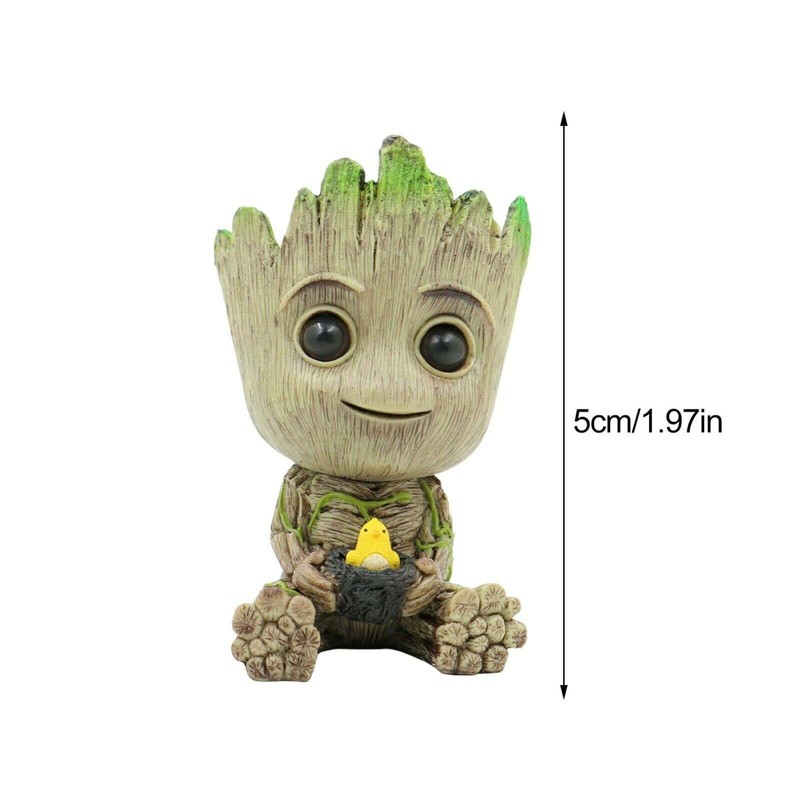 Mini Groot Figurine Miniature Model Home Accessories Decompression Artefact Kids