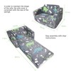 Asou Kids Sofa Toddlers Sofa with Blanket Glow in The