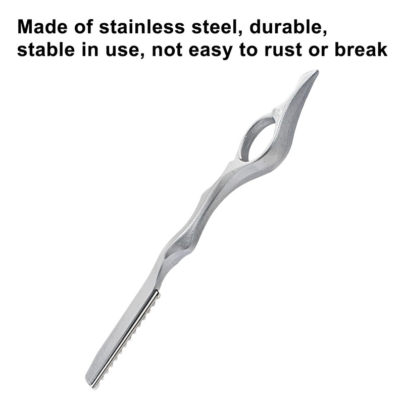 Coufce 11 Pieces Hair Styling Razor Stainless Steel Hair Cutting