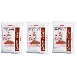 Michigan Peat 5540 Garden Magic Top Soil, 40-Pound (Three Pack)