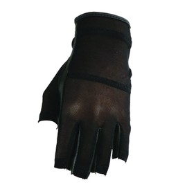 HJ GLOVES Women's Black Solaire Half Length Golf Glove, Small, Right Hand