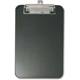 Officemate OIC 83002 - Portapapeles de plástico con clip de perfil bajo, color negro                                                                  