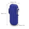 Outdoor Double Arc Electric Lighter Portable Waterproof Flashlight Lighter Charging