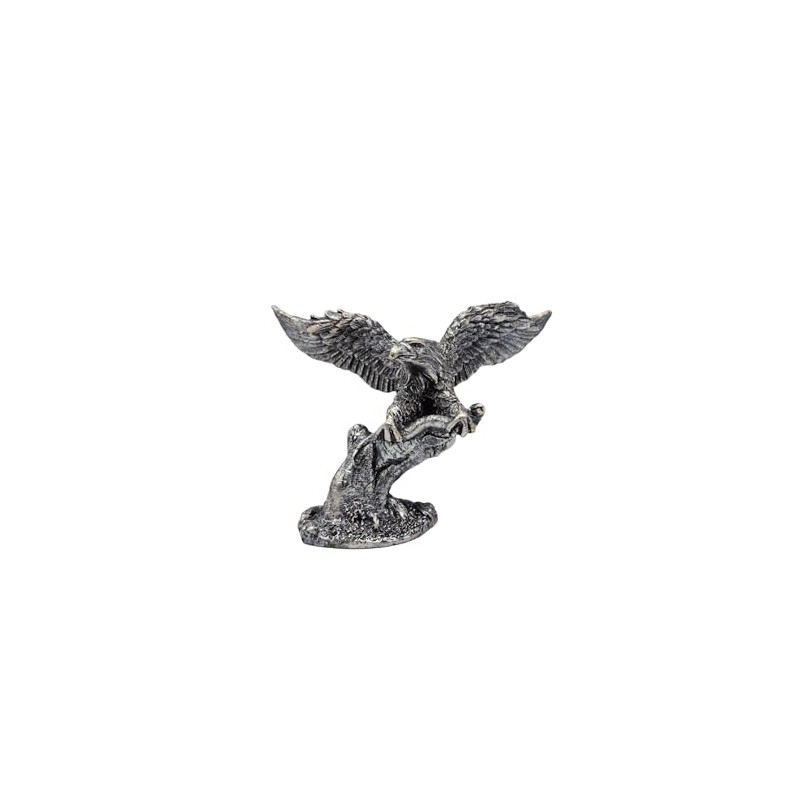 Hosoncovy Small Eagle Figurine Ornament Resin Eagle Sculpture Eagle Statue