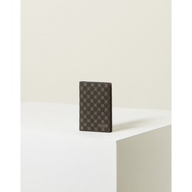 Daks (신세계강남점)DBWA3E280W3 LOUIS CLASSIC루이스 클래식 브라운 루이스 DD 패턴 슬림 카드지갑 DBWA3E280W3 LOUIS CLASSIC Brown Louis DD Pattern Slim Card Wallet