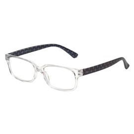 Calabria L 15581 Reading Glasses +7.00 Crystal Clear Blue Women Designer Readers Ultra Thin Lenses Fashion Trendy Eyeglasses