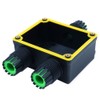 ZONADAH Pack of 2 3-Way Y-Type IP68 Waterproof Electric Cable