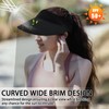 ZOORON Sun Visor Hats for Women Men Wide Brim Sun