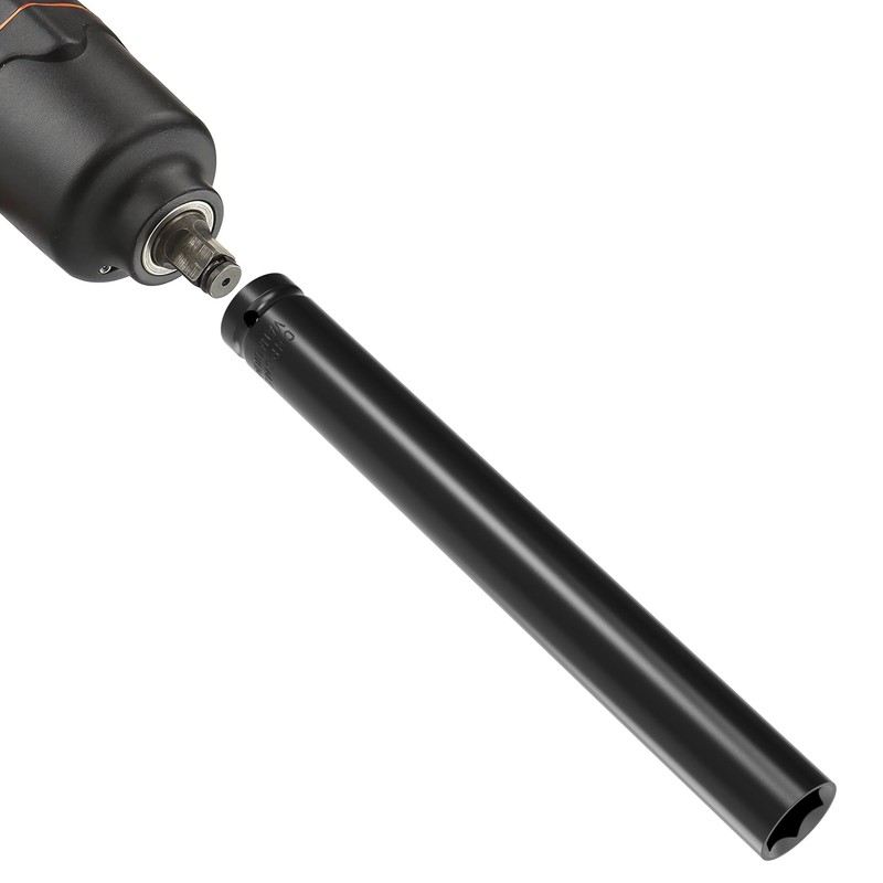 FOCMKEAS 1/2" Inch Drive by 21mm Deep Impact Socket, Heat-Treated