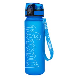Children's Water Bottle, Leakproof, 500 ml, School and Sports Bottle for Boys, Girls, Tritan (Blue Logo)