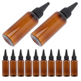 Baluue Squeeze Hair Color Applicator Bottles: 12pcs Empty Hair Coloring Containers Refillable Hair Dye Oil Containers Plastic Bottles Twist Top for Hair Oil