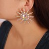 Wiwpar Big Star Earrings Crystal Rhinestone Star Earrings Dangle Large