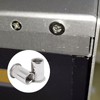 50 PCS M6 Rivet Nuts Silver Stainless Steel, Threaded Insert